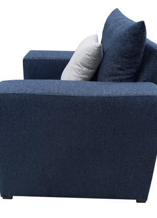 Sillon El Bazar Store Miami Lino Azul marino 1 Plaza, Modular, Moderno, Sala