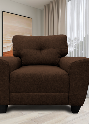 Sala Modular 3-2-1 El Bazar Store Sidney Chocolate, Sofa, Love seat y sillon
