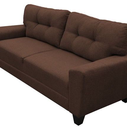 Sala Modular 3-2-1 El Bazar Store Sidney Chocolate, Sofa, Love seat y sillon