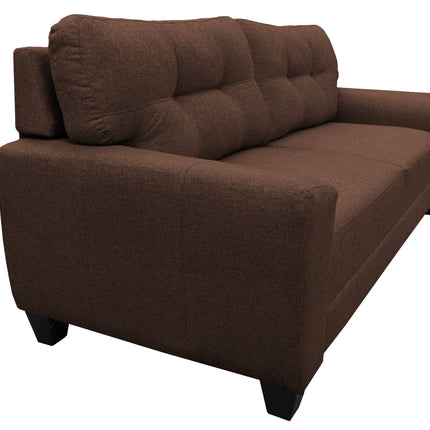 Sala Modular 3-2-1 El Bazar Store Sidney Chocolate, Sofa, Love seat y sillon
