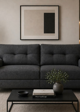 Sala Modular 3-2 El Bazar Store Sidney Lino nacional Gris Oxford Sofá Love seat