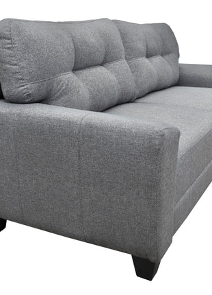 Sala Modular 3-2-1 El Bazar Store Sidney Gris Plata, Sofa, Love seat y sillon