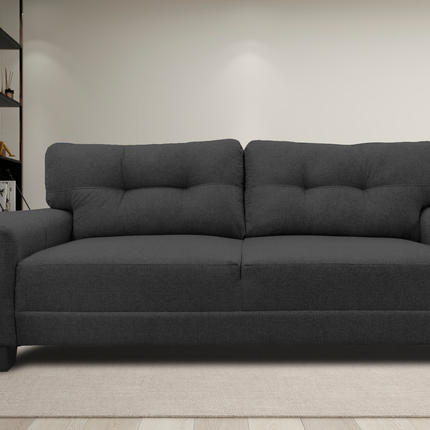 Sala Modular 3-2-1 El Bazar Store Sidney Gris oxford, Sofa, Love seat y sillon