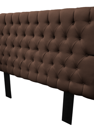 Cabecera Capitonada SoHo - Chocolate, Moderna, King Size, Matrimonial, Queen, Recamara, El Bazar Store