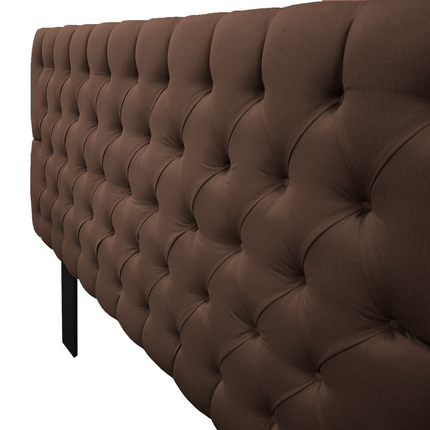 Cabecera Capitonada SoHo - Chocolate, Moderna, King Size, Matrimonial, Queen, Recamara, El Bazar Store