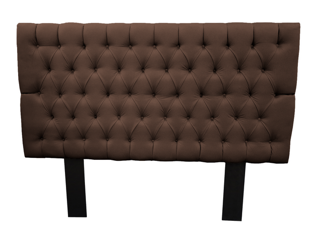 Cabecera Capitonada SoHo - Chocolate, Moderna, King Size, Matrimonial, Queen, Recamara, El Bazar Store