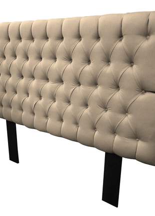 Cabecera Capitonada SoHo Beige- Moderna, King Size, Matrimonial, Queen, Recamara, El Bazar Store