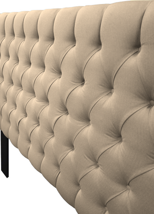 Cabecera Capitonada SoHo Beige- Moderna, King Size, Matrimonial, Queen, Recamara, El Bazar Store