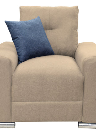 Sala Modular 3-2-1 El Bazar Store Suecia Beige, Sofa, Love seat y sillon