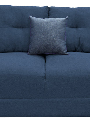 Sala Modular 3-2-1 El Bazar Store Suecia Azul Marino, Sofa, Love seat y sillon