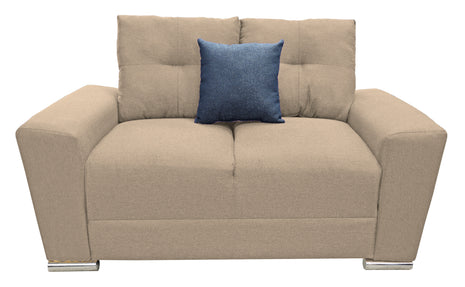 Love seat El Bazar Store Suecia Lino Beige 2 plazas, Modular, Moderno, Sala, Sofa