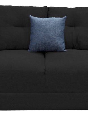 Sala Modular 3-2-1 El Bazar Store Suecia Negro, Sofa, Love seat y sillon