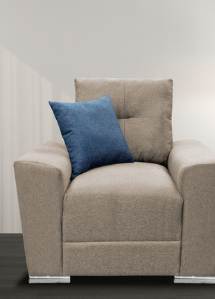 Sala Modular 3-2-1 El Bazar Store Suecia Beige, Sofa, Love seat y sillon