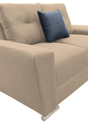 Sala Modular 3-2-1 El Bazar Store Suecia Beige, Sofa, Love seat y sillon