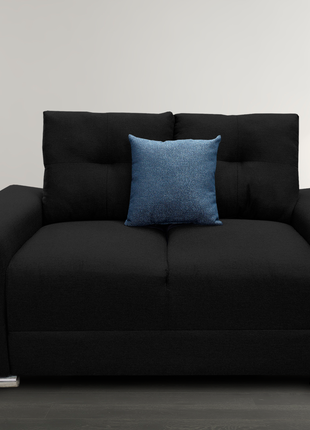 Sala Modular 3-2-1 El Bazar Store Suecia Negro, Sofa, Love seat y sillon