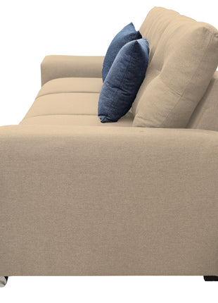 Sofa El Bazar Store Suecia Lino Beige 3 plazas, Modular, Moderno, Sala
