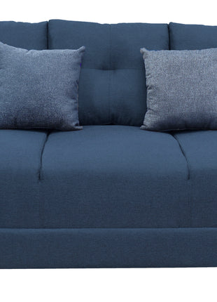 Sala Modular 3-2-1 El Bazar Store Suecia Azul Marino, Sofa, Love seat y sillon