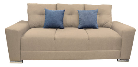 Sofa El Bazar Store Suecia Lino Beige 3 plazas, Modular, Moderno, Sala