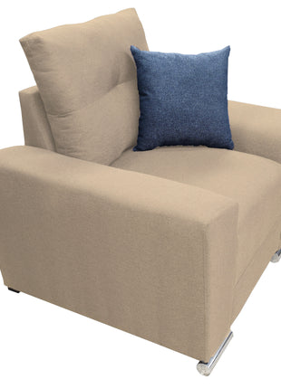 Sala Modular 3-2-1 El Bazar Store Suecia Beige, Sofa, Love seat y sillon