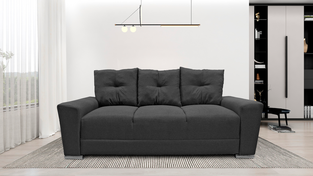 Sofa El Bazar Store Suecia Lino 3 plazas, Modular, Moderno, Sala
