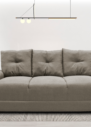 Sofa El Bazar Store Suecia Lino Beige 3 plazas, Modular, Moderno, Sala