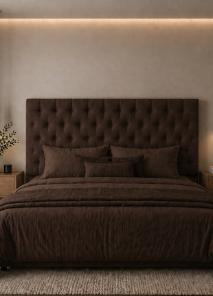 Cabecera Capitonada El Bazar Store Soho Negro King Size El Bazar Store Soho, moderna, king size