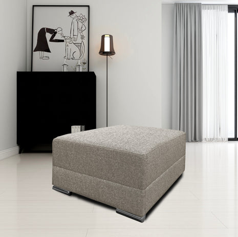 Taburete El Bazar Store Artemis Beige 85x75 cm, Tela Lino nacional, Modular, Sala