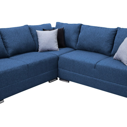 Sala Corbel - Esquinera en "U" Azul Marino, 200x315x255 cm, 4 salas en 1, El Bazar Store