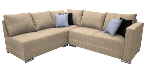 Sala esquinera Bazar Store Tempo Beige 215 x 255 cm Lino nacional