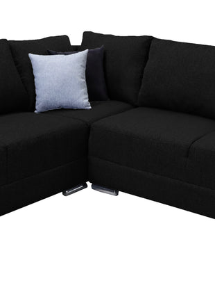 Sala esquinera Bazar Store Tempo Negro 215 x 255 cm  Lino nacional