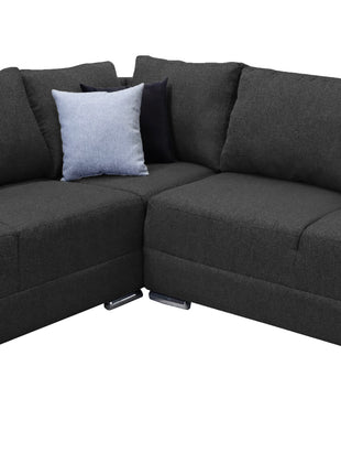 Sala Corbel - Esquinera en "U" Gris Oxford, 200x315x255 cm, 4 salas en 1, El Bazar Store