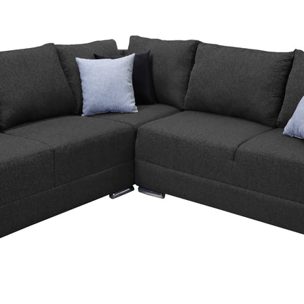 Sala Corbel - Esquinera en "U" Gris Oxford, 200x315x255 cm, 4 salas en 1, El Bazar Store