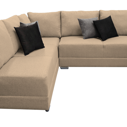 Sala esquinera Bazar Store Tempo Beige 215 x 255 cm Lino nacional