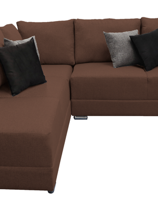 Sala esquinera Bazar Store Tempo Chocolate 215 x 255 cm  Lino nacional