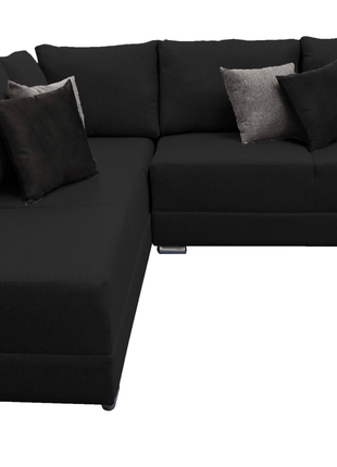 Sala esquinera Bazar Store Tempo Negro 215 x 255 cm  Lino nacional