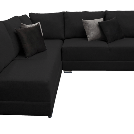 Sala esquinera Bazar Store Tempo Negro 215 x 255 cm  Lino nacional