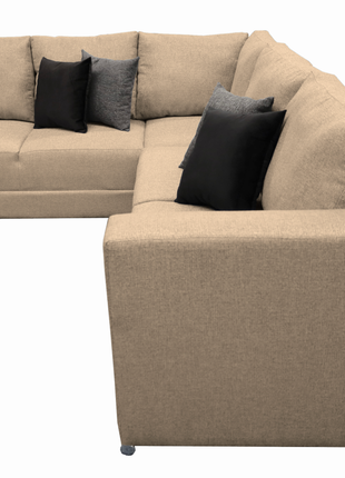 Sala esquinera Bazar Store Tempo Beige 215 x 255 cm Lino nacional
