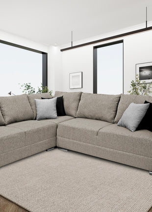 Sala esquinera Bazar Store Tempo Beige 215 x 255 cm Lino nacional