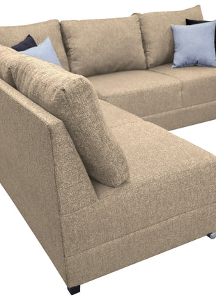 Sala esquinera Bazar Store Tempo Beige 215 x 255 cm Lino nacional