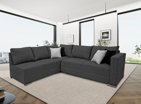 Sala esquinera El Bazar Store Tempo Gris Oxford 215 x 255 cm Lino nacional