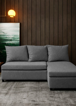 Sala Esquinera Modular El Bazar Store Tromso 160x130 cm Lado Izquierdo ó Drecho Tela Lino nacional