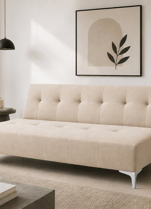 Sofá Cama Reclinable Vegas Lino Futon 3 Posiciones, El Bazar Store