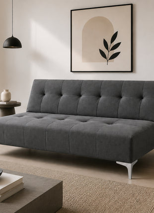Sofá Cama Reclinable Vegas Lino Futon 3 Posiciones, El Bazar Store
