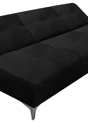 Sofá Cama Reclinable Vegas terciopelo Rosa, Futon 3 Posiciones, El Bazar Store
