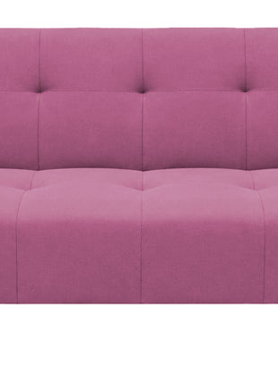 Sofá Cama Reclinable Vegas Lino Rosa Futon 3 Posiciones, El Bazar Store
