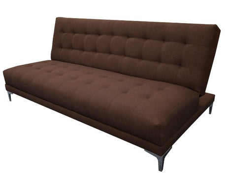 Sofa cama El Bazar Store Verso Chocolate Matrimonial Futon 3 posiciones