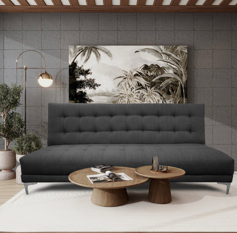 Sofa cama El Bazar Storę Verso Gris Oxford  Matrimonial Futon 3 posiciones