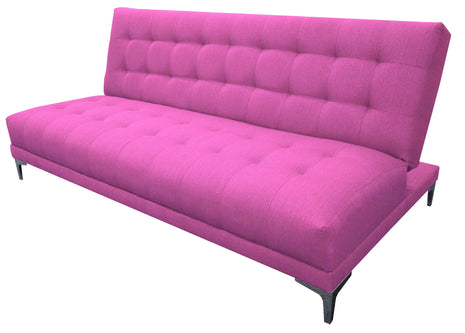 Sofa cama El Bazar Store Verso Rosa Matrimonial Futon 3 posiciones