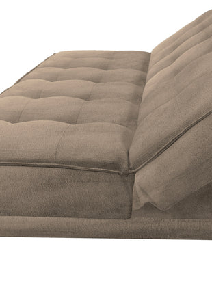 Sofa cama El Bazar Store Zeus Terciopelo Matrimonial Futón 3 posiciones