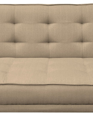 Sofa cama El Bazar Store Zeus Beige Matrimonial Futón 3 posiciones